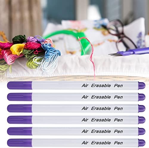 Pssopp Fabric Marking Pens 10 Pack Air Water Erasable for Sewing