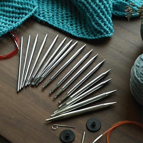 KnitPro Nova Interchangeable Circular Needles 5" (13cm) | US Size 13