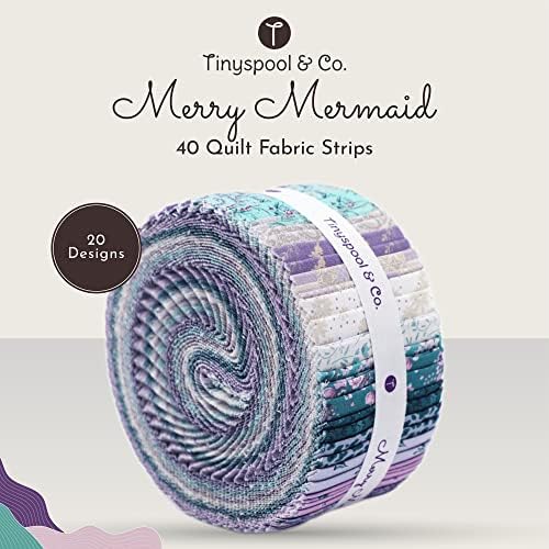 Tinyspool & Co.'s Twirlie Roll, 40 Cotton Fabric Strips