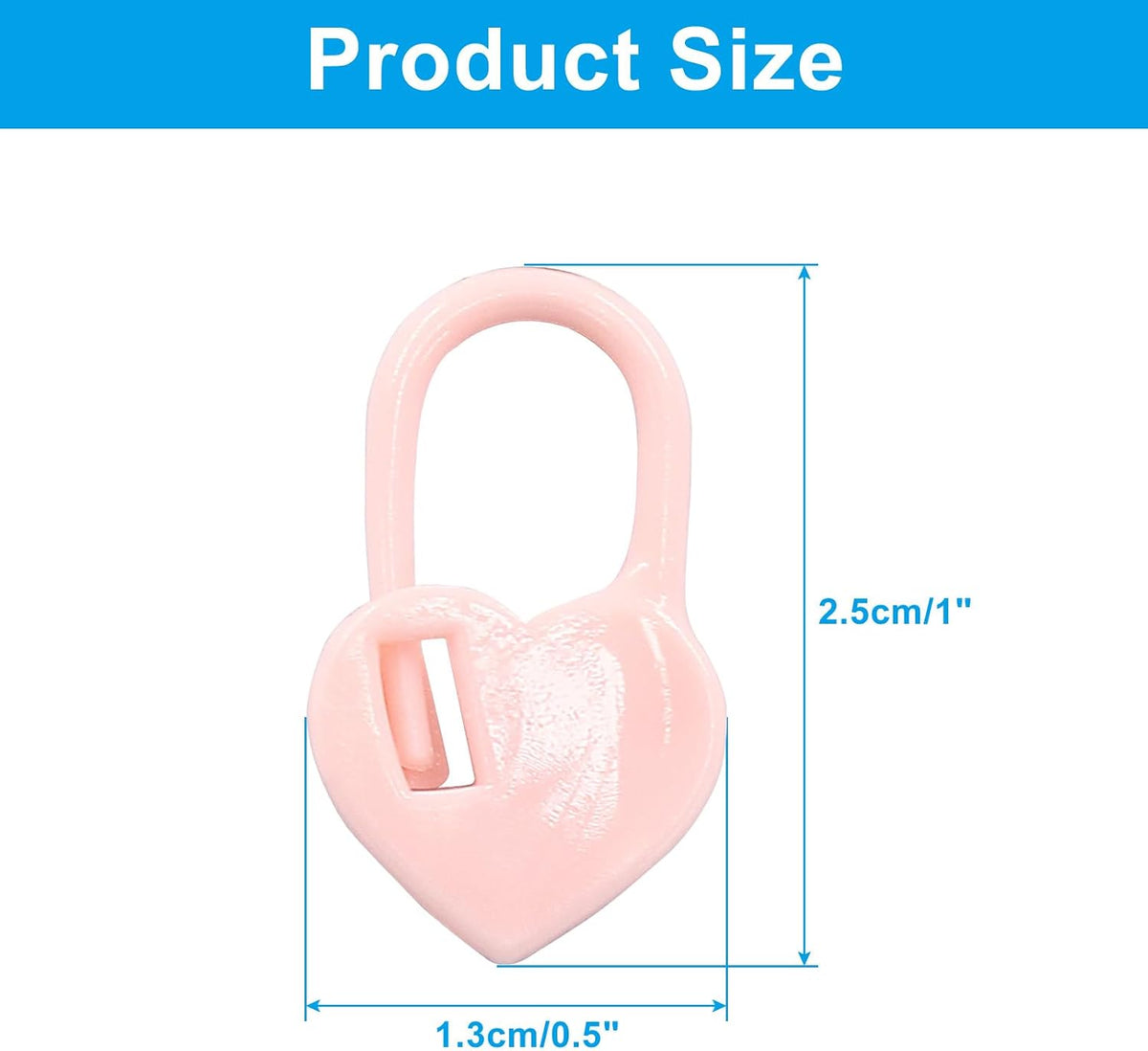 Litoexpe 200 Pcs Pink Knitting Stitch Markers