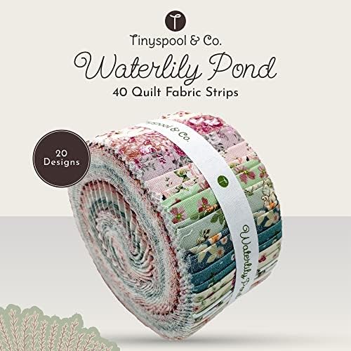 Tinyspool & Co.'s Twirlie Roll, 40 Quilting Fabric Strips