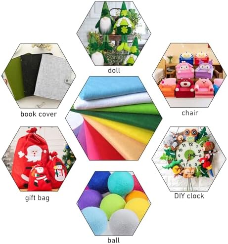 Picheng | Soft Felt Fabric | 36x54Inch | Felt by The Yard 1.4mm