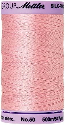 Mettler Silk-Finish Solid Cotton Thread, 547 yd/500m, Tea Rose