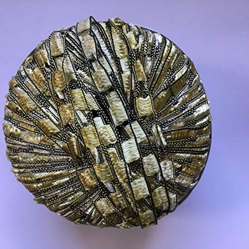 Berlini Ladder Ribbon Maxi Yarn #91 Champagne 50 Gram 98 Yards Pale