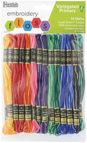 Essentials By Leisure Arts and Iris Embroidery Floss 6 Strand Thread