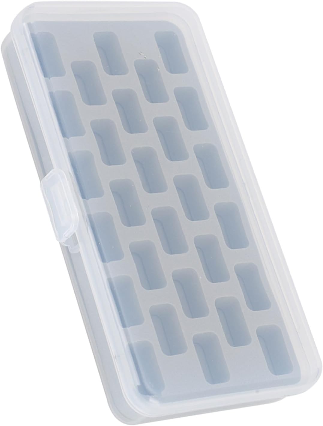 FRELEAN Bobbin Box, 28 Slots Empty Spools Organizer, Plastic Thread
