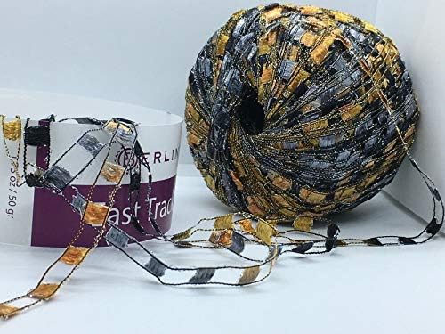 Berlini East Track II Metallic Accent Ladder Ribbon Yarn 50 Gram