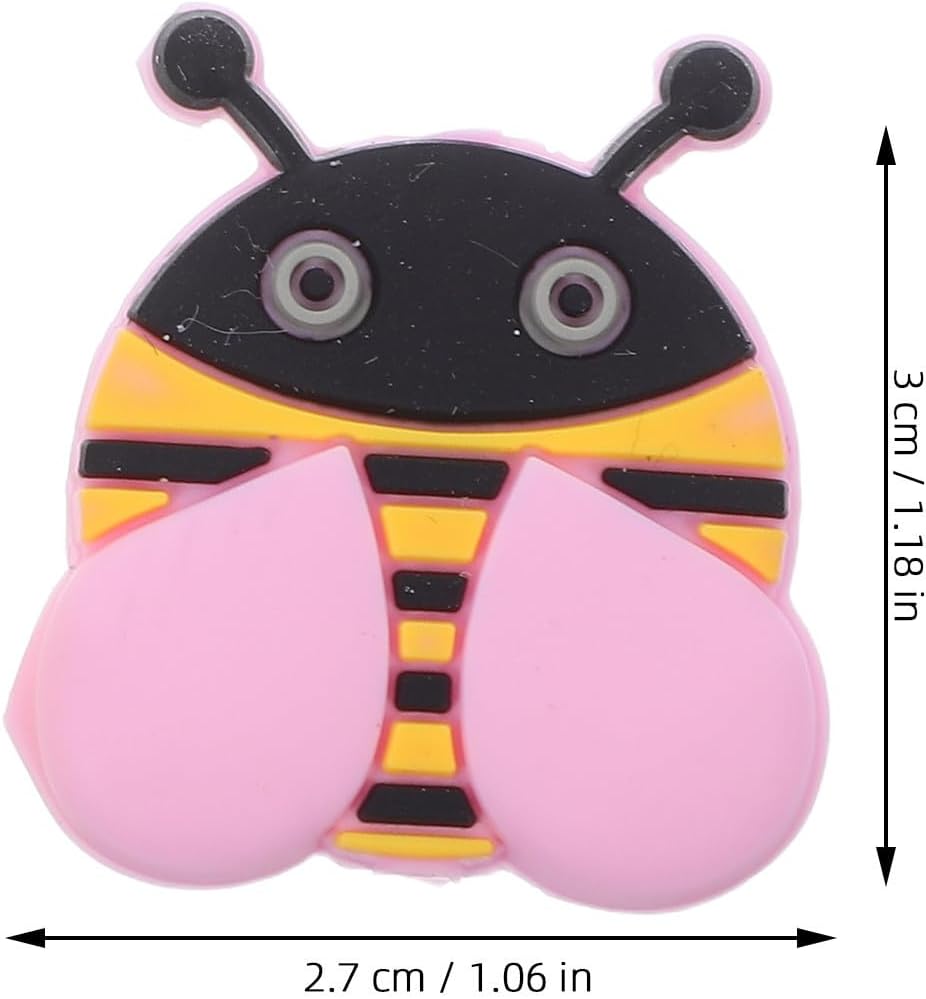 10pcs Cute Bee Knitting Needle Point Protectors, Stitch Stoppers