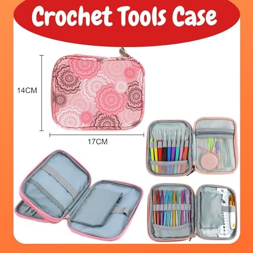 SusggO 96 Pieces Crochet Kit for Beginners Complete Crochet Amigurumi