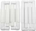 2 Sets White Clip Embroidery Frame Set, Square Stitch Rack