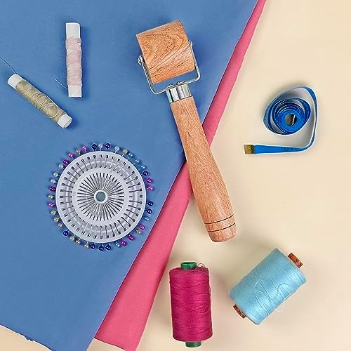 SAVINA Quilting Seam Roller, Wooden Pressing Roller for Sewing &