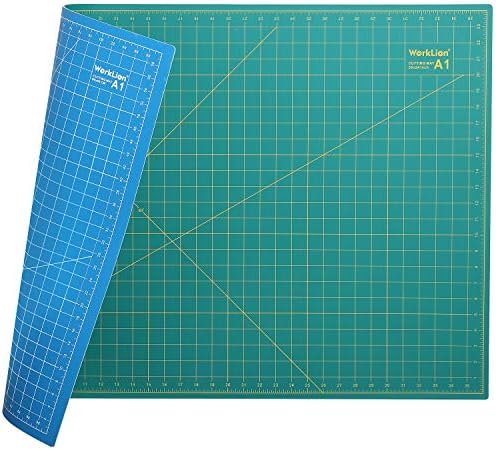 WORKLION 24" x 36" and 9" x 12" Large Self Healing PVC Cutting Mat