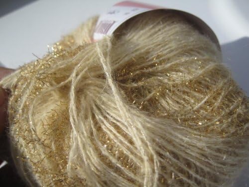 Louisa Harding Simonetta Kid Mohair Blend Sparkle Yarn Color 03 Gesso