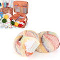 Coopay Crochet Kit Beginners Crochet Hook Set with Crochet Yarn, Yarn
