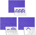 Kapyoo 3Pcs Free Motion Quilting Rulers and Templates Set Quilting