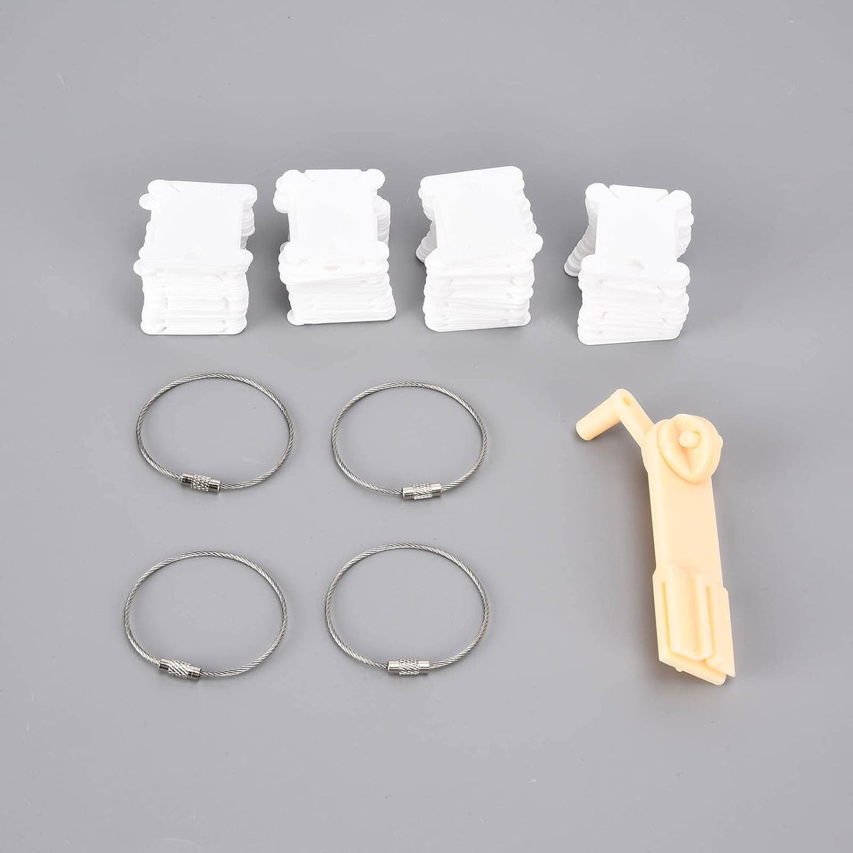 120PCS Plastic Floss Bobbins with 1 PCS Bobbin Winder, Embroidery