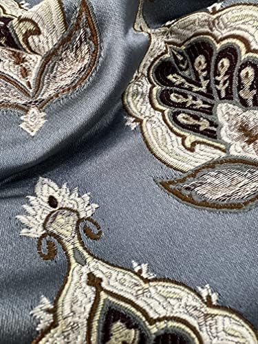 Luxurious Woven Jacquard Motif Design Heavy Furnishing Fabric for