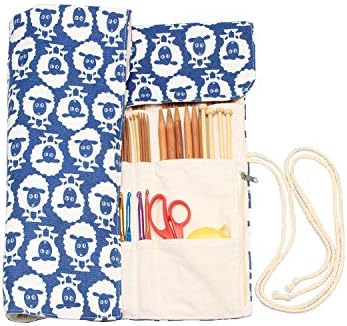 Teamoy Knitting Needle Crochet Hook Case Organizer Holder(up to 14")