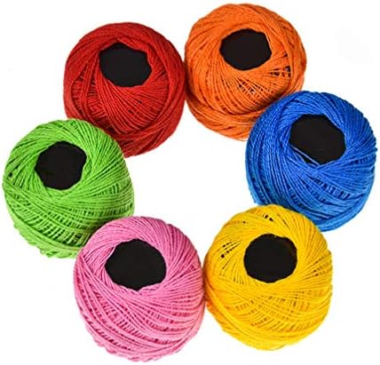 16 Roll Embroidery Thread Set - Assorted Colors Cotton Floss for Cross