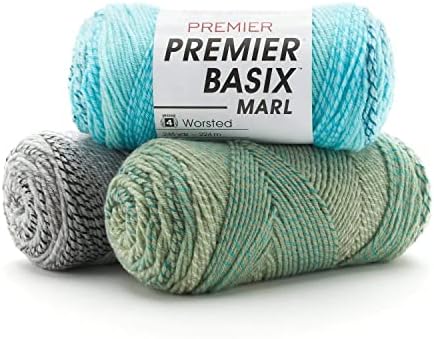 Premier Yarns Basix, Solid Worsted Yarn, Made of Acrylic, Ideal Yarn
