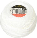 DMC Pearl Cotton Balls, Size 8, White