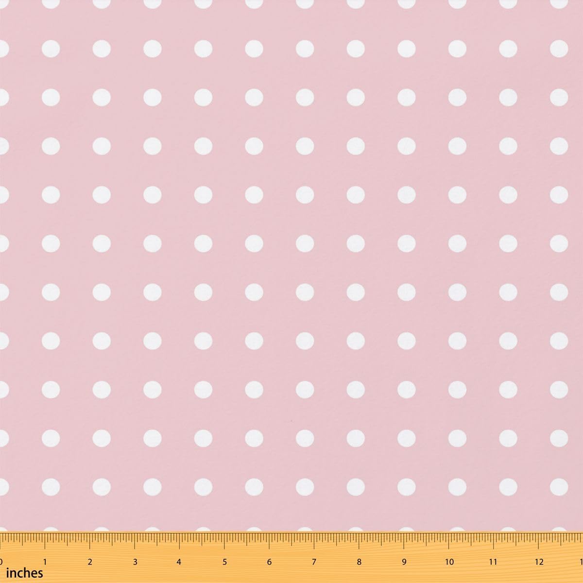 Erosebridal White Pink Polka Dot Upholstery Fabric by The Yard 2 Yards