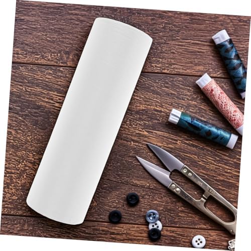 Iron on Fusible Interfacing for Sewing, White Polyester 30 Yard Roll
