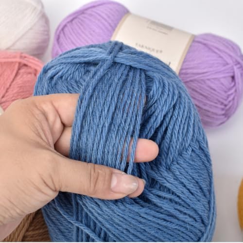 100% Virgin Wool Yarn | Worsted Weight | 100g x 3 Skeins | 540m/591yds