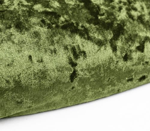 Efavormart Dusty Sage Green Crushed Velvet Fabric Bolt, DIY Craft