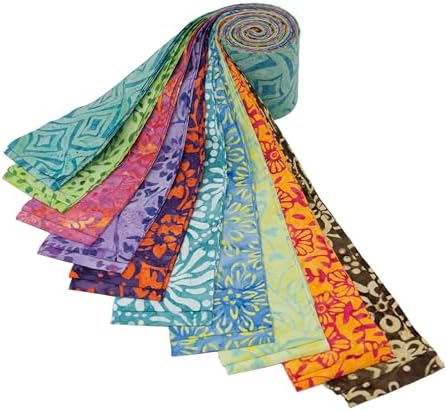 Stitch & Sparkle Indonesian Premium Batik Cotton Vibrant Dreams Jelly