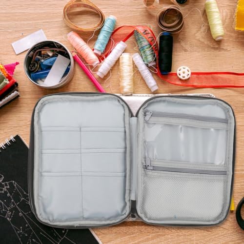 Healifty Circular Knitting Needle Case Wire Loop Needle Bag with