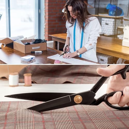 Fabric Scissors Professional, 8" Heavy Duty Sewing Scissor for Fabric