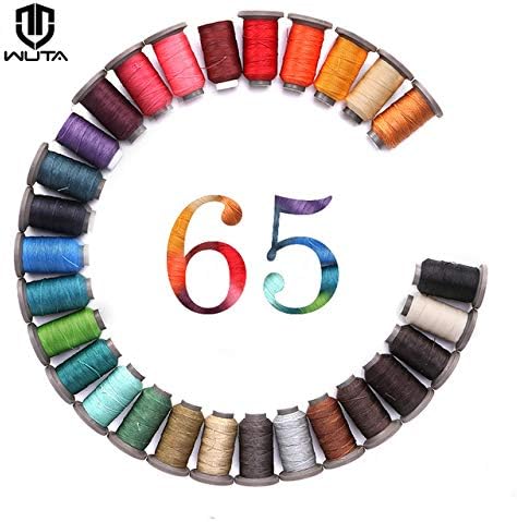 WUTA Leather Sewing Lines Round Waxed Thread Polyster Hand Sewing Line