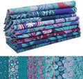Soimoi 9Pcs Cotton Fabric Bundles 18 x 22 Inch, Quilting Patchwork