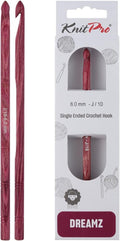 KnitPro Dreamz Single-Ended Crochet Hook | US Size J (6mm)