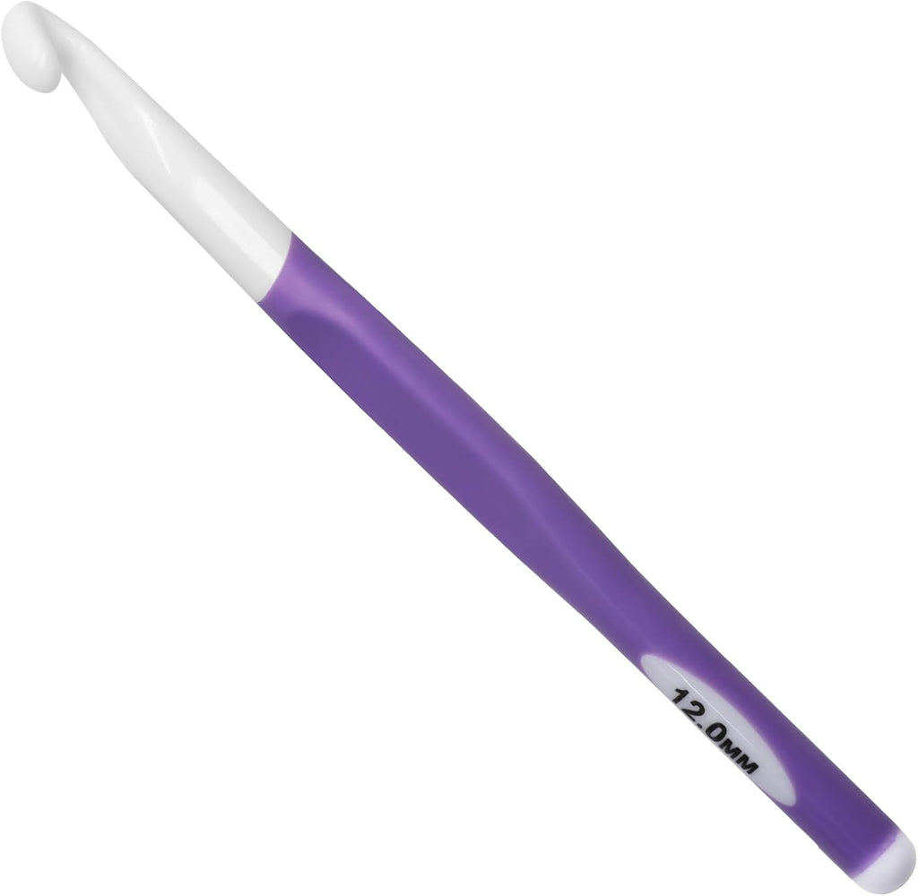 Seimneire 1 Pack 12mm Ergonomic Crochet Hooks