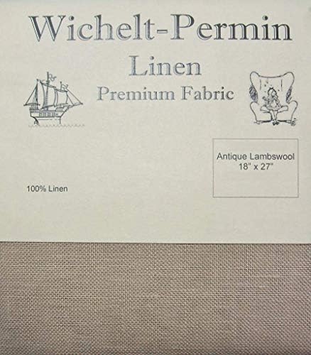 Wichelt Permin Premium Linen Cross Stitch Fabric 18" x 27" Antique
