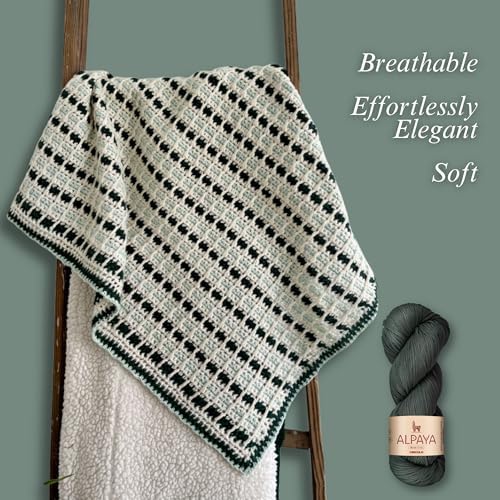 CIRCULO Alpaya Yarn, Luxury Blend 70% Organic Pima Cotton, 30% Baby