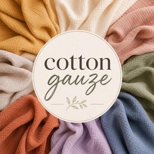 AK TRADING CO. 50" Wide 100% Cotton Island Breeze Gauze Fabric by The