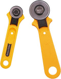 2 PCS Rotary Cutter Set 1.1Inch/28mm and 1.8Inch/45mm Slide Out Safety