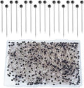 Sunenlyst Sewing Pins, 500 Pcs Straight Pins Ball Glass Head Pin with