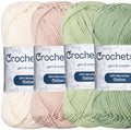 Mercerized Cotton Yarn for Crochet & Knitting – Fingering Weight