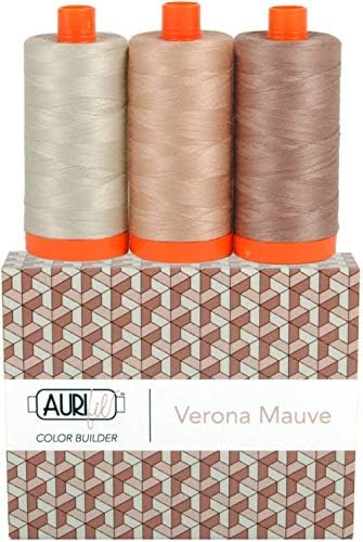 Aurifil Thread CB Verona Mauve 3pc