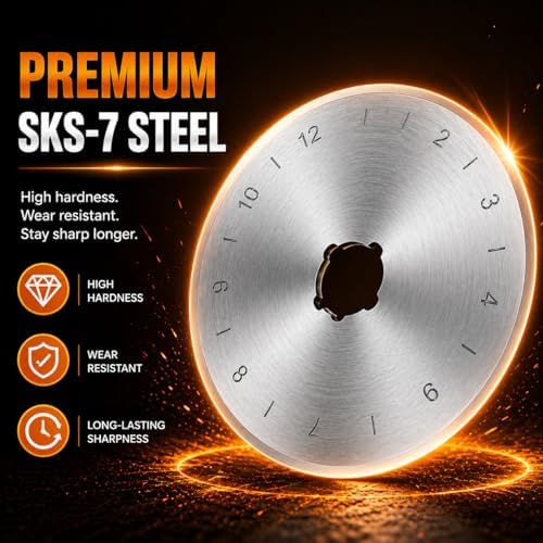 28mm Rotary Cutter Blades 10 Pack SKS-7 Steel