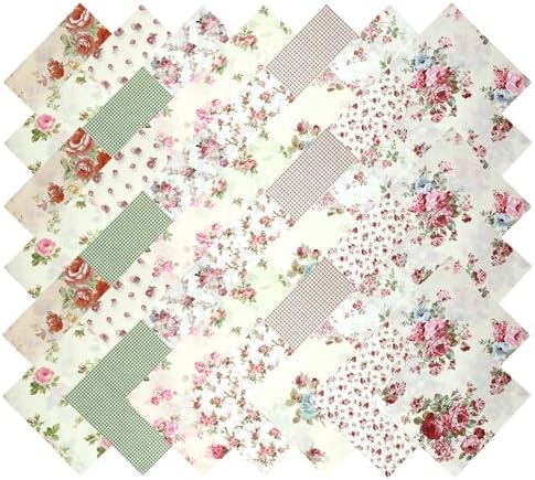 Nodsaw 42Pcs 10 Inch Cotton Layer Cake Squares