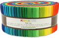 Robert Kaufman Kona Cotton Solids New Classic Palette Jelly Roll Up