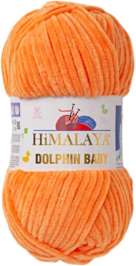 Himalaya Dolphin Baby 2 Pack, Super Bulky Chenille Velvet for Knitting
