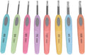 3Pcs Crochet Hook Set, Aluminum Knitting Needles with Soft Handle for