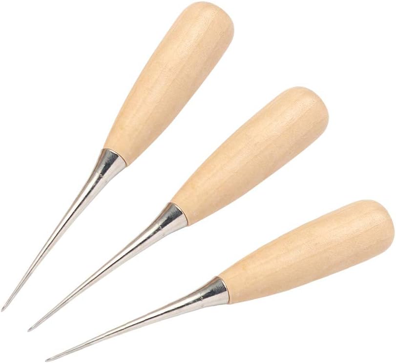 WUTA Leather Craft Awl Tools Leather Hole Punch Tool Sewing Punching