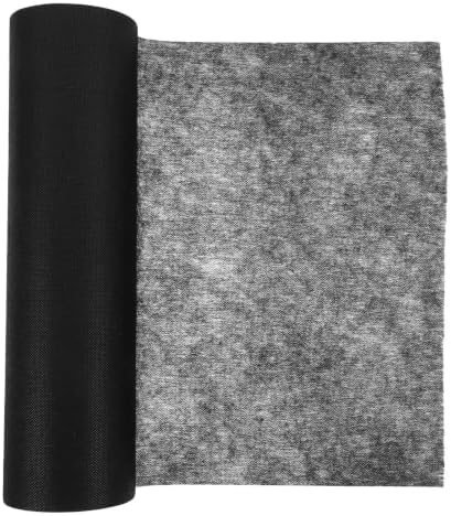 Black Fusible Nonwoven Interfacing for Sewing, 30 Yard Medium Weight